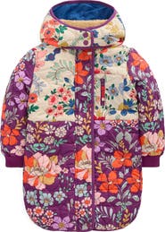 Mini Boden Cozy Quilted Longline Coat