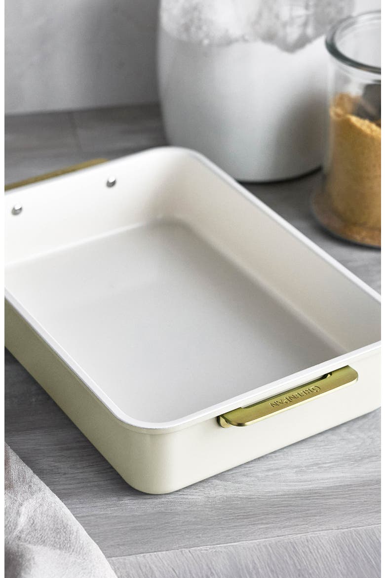 Reserve Bakeware Rectangular Cake Pan, Alternate, color, CREAM