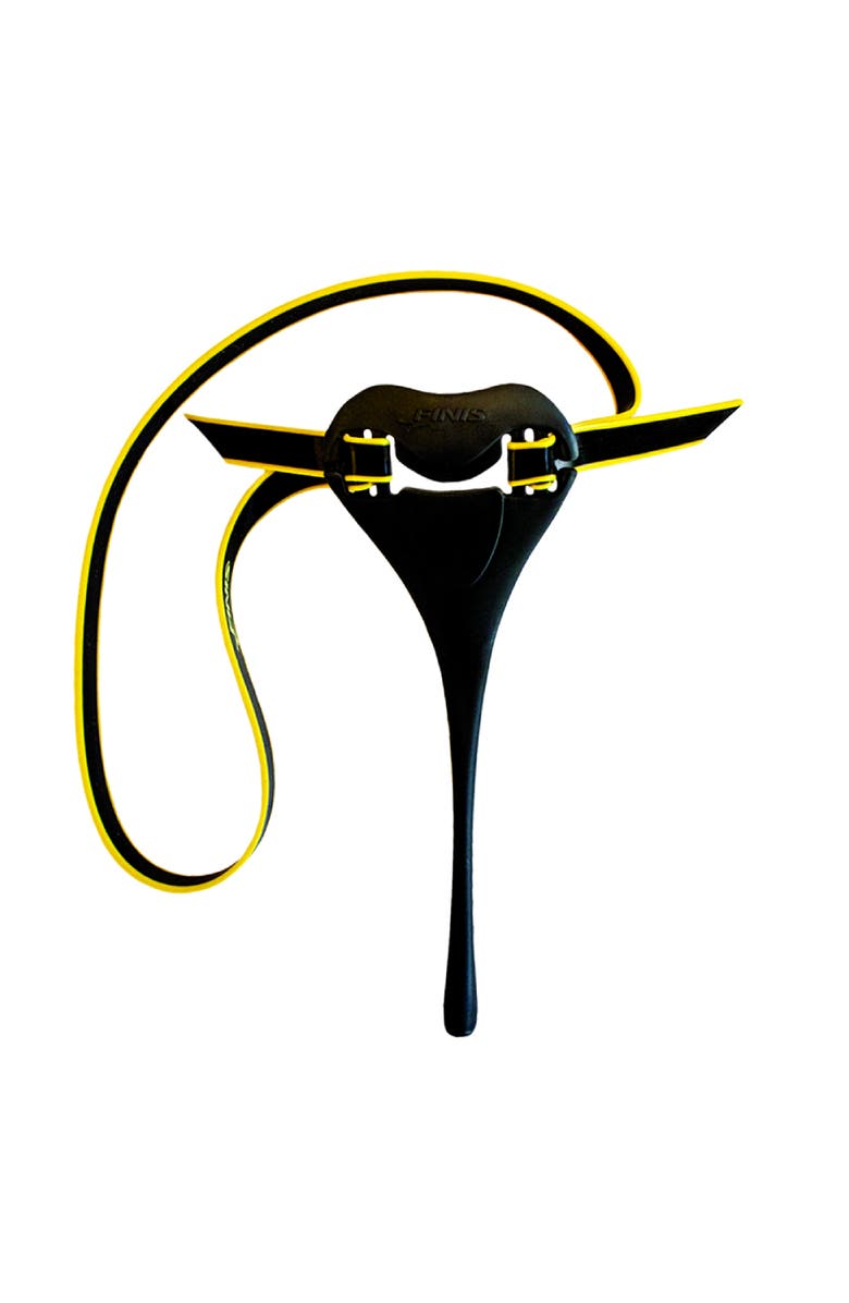 FINIS Posture Trainer Swim Tool Head Alignment for All Four Strokes Improves Body Position Stroke Efficiency, Main, color, Black