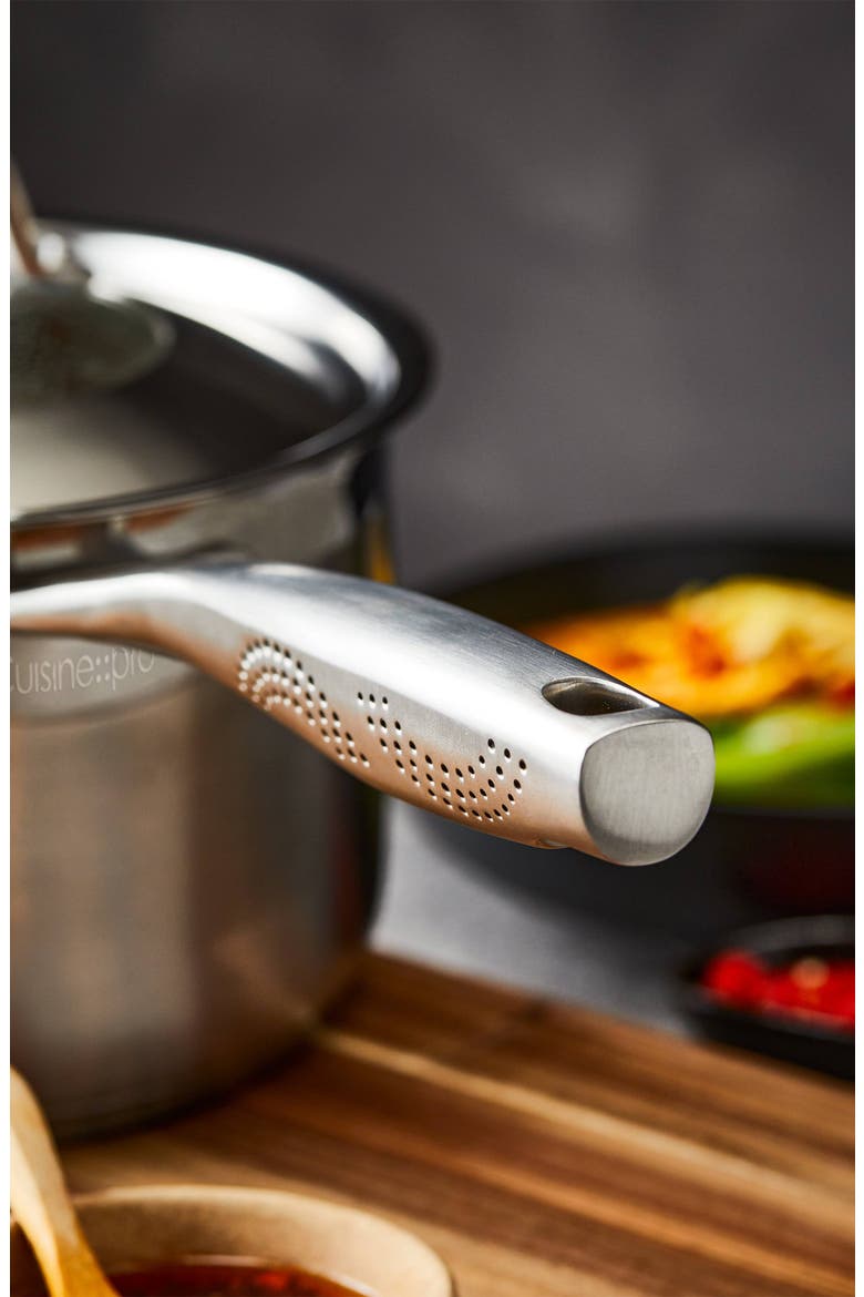 iD3® SS 3.7 Qt. Saucepan with Lid, Alternate, color, SILVER