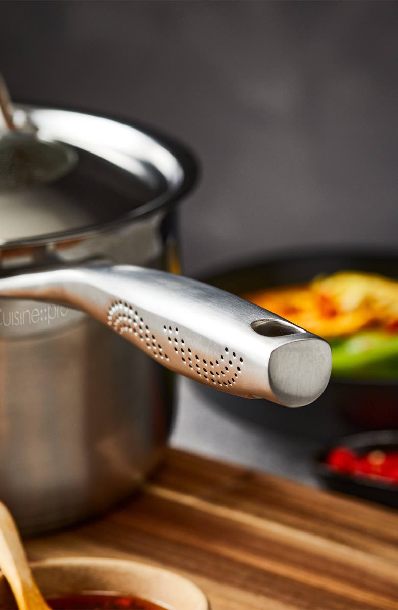 Cuisine::pro<sup>®</sup> iD3<sup>®</sup> SS 3.7 Qt. Saucepan with Lid, Alternate, color, Silver