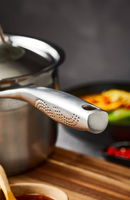 Cuisine::pro ® Id3® Ss 3.7 Qt. Saucepan With Lid In Silver