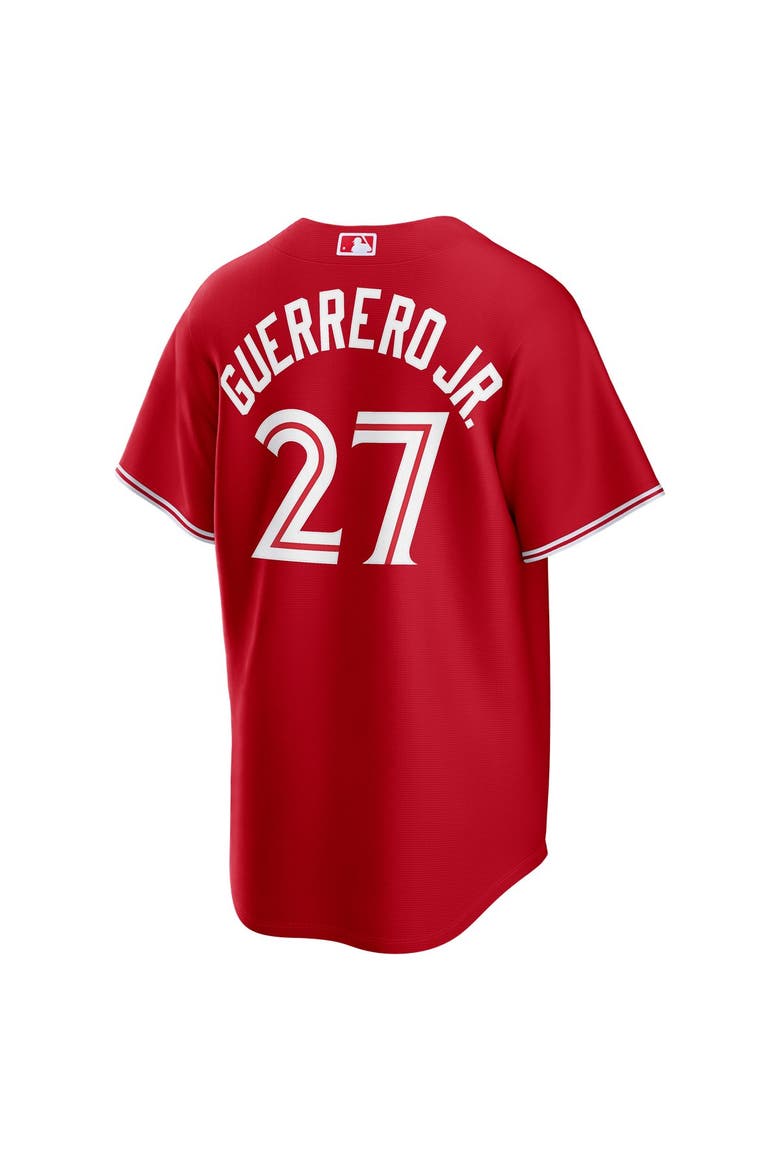 Men's Nike Vladimir Guerrero Jr. Red Toronto Blue Jays Canada Day Replica Jersey, Alternate, color, Red