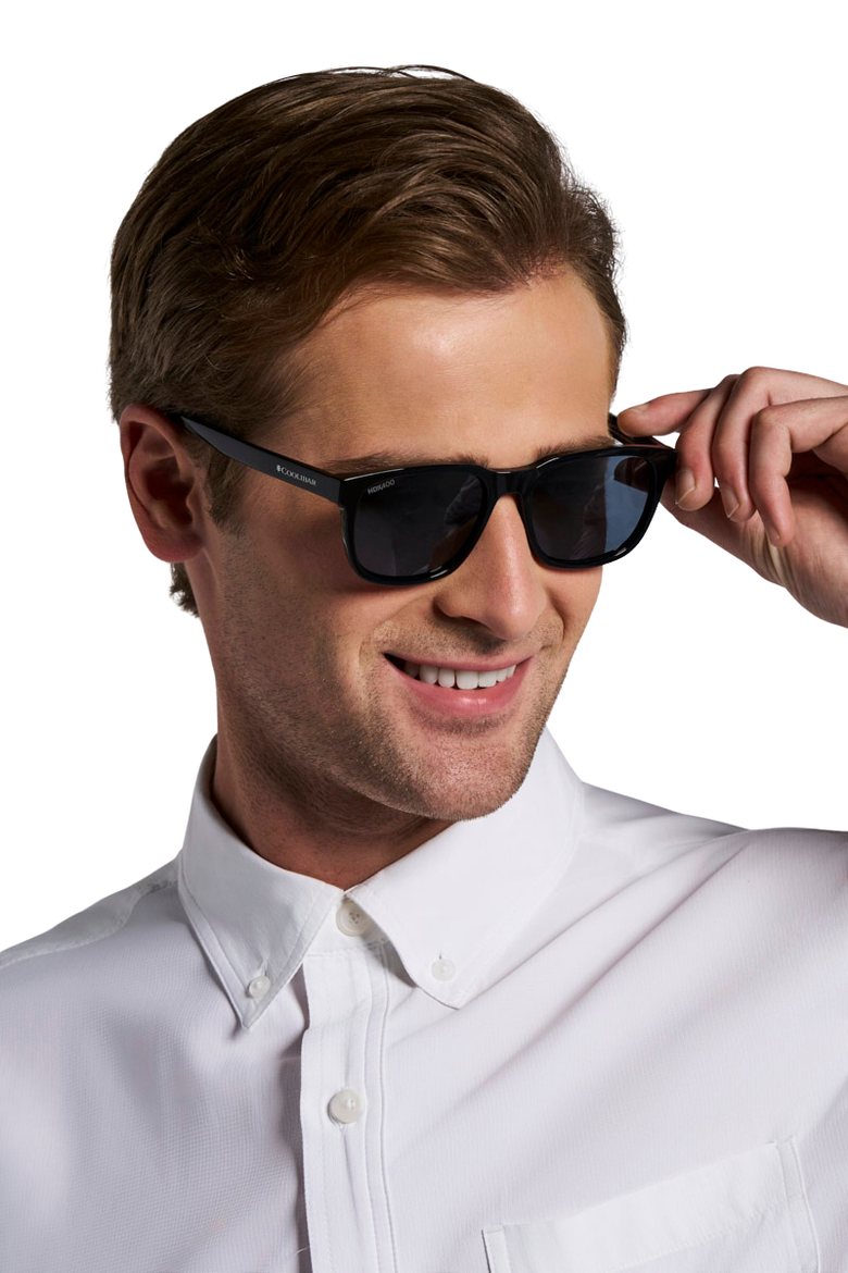 Unisex Solaira Polarized Sunglasses, UPF 50+ Sun Protection, Alternate, color, Black