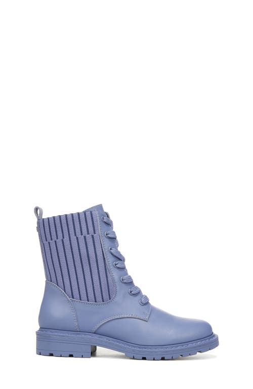 Sam Edelman Lydell Kids Combat Boot Dusty Violet In Blue