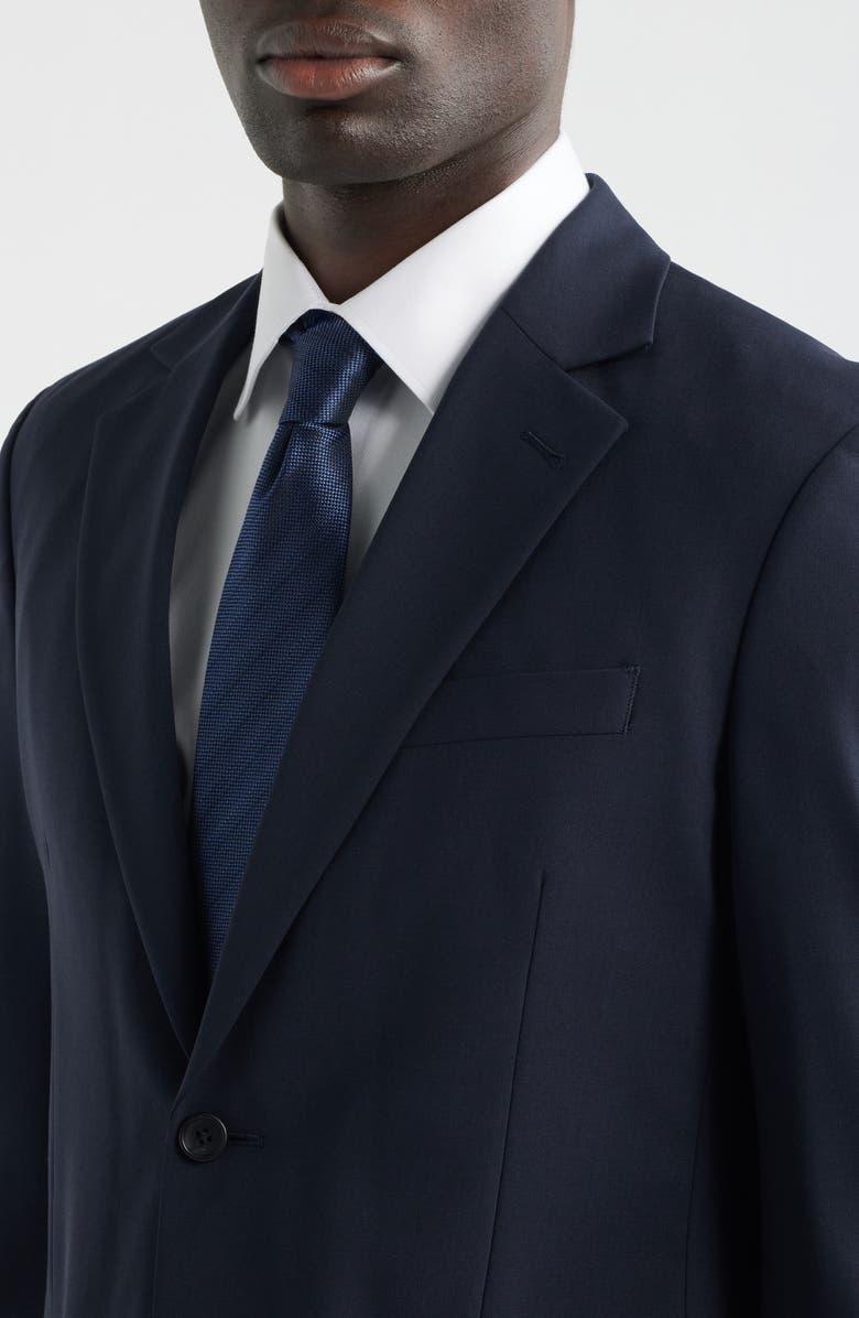 Nordstrom Henrik Trim Fit Solid Stretch Wool Suit Jacket, Alternate, color, Navy Sky