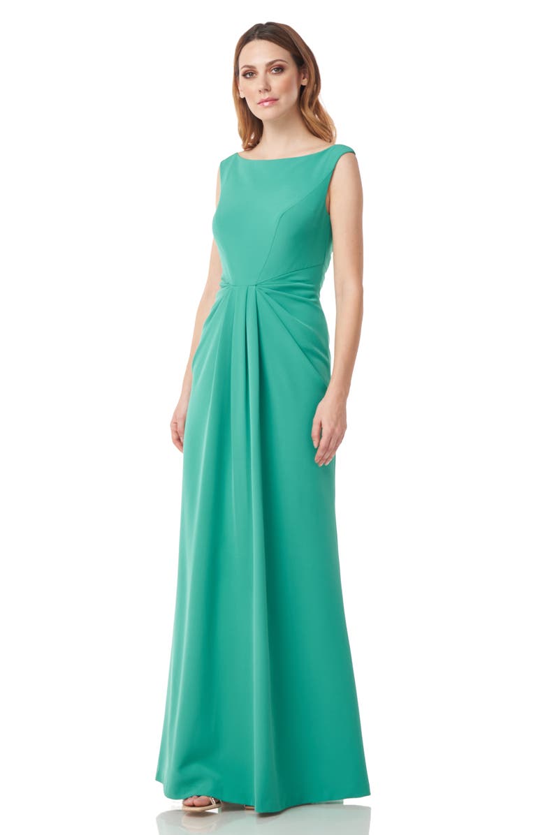Kay Unger Sansa Bateau Neck Gown, Alternate, color, 