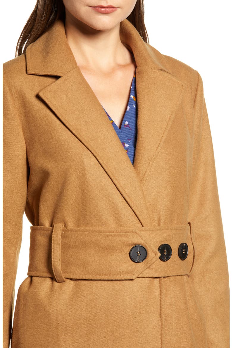 Chriselle Lim Victoria Belted Coat (Nordstrom Exclusive), Alternate, color, CAMEL
