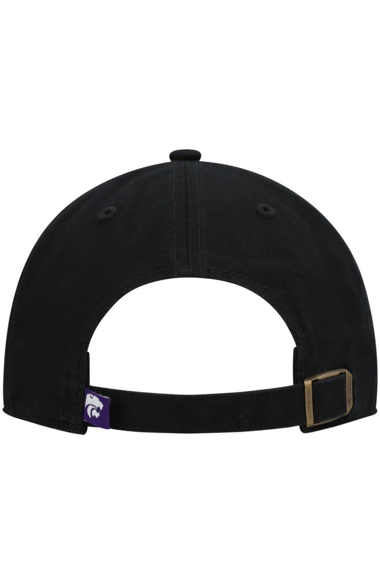 '47 Men's '47 Black Kansas State Wildcats Vintage Clean Up Adjustable Hat, Alternate, color, Black
