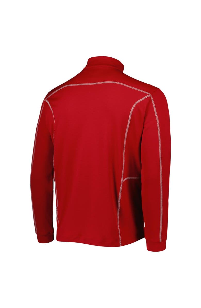 Columbia Men's Columbia Golf Red Houston Cougars Shotgun Quarter-Zip Pullover Jacket, Alternate, color,