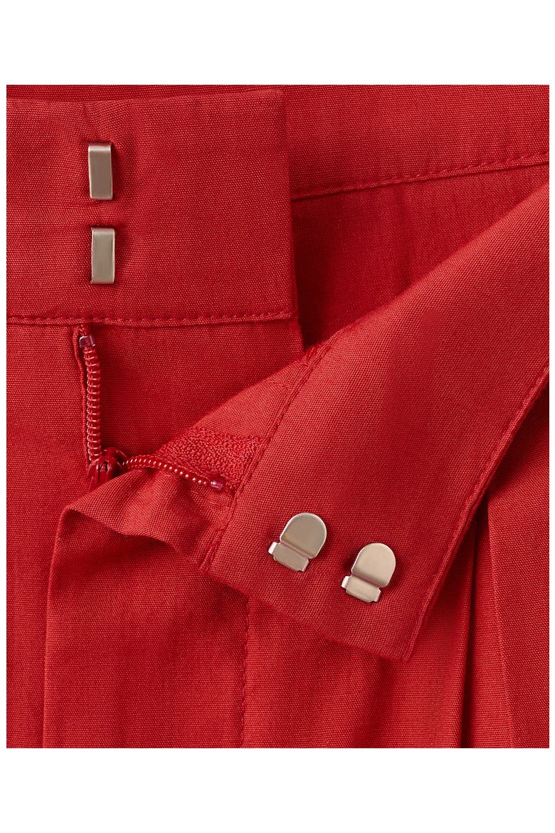 Embroidered Lace Trim Shorts, Alternate, color, RED
