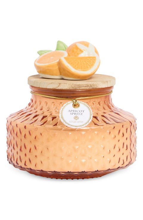 Ceramic Top Garden Jar Candle