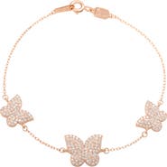 SUZY LEVIAN Cubic Zirconia Butterfly Bracelet