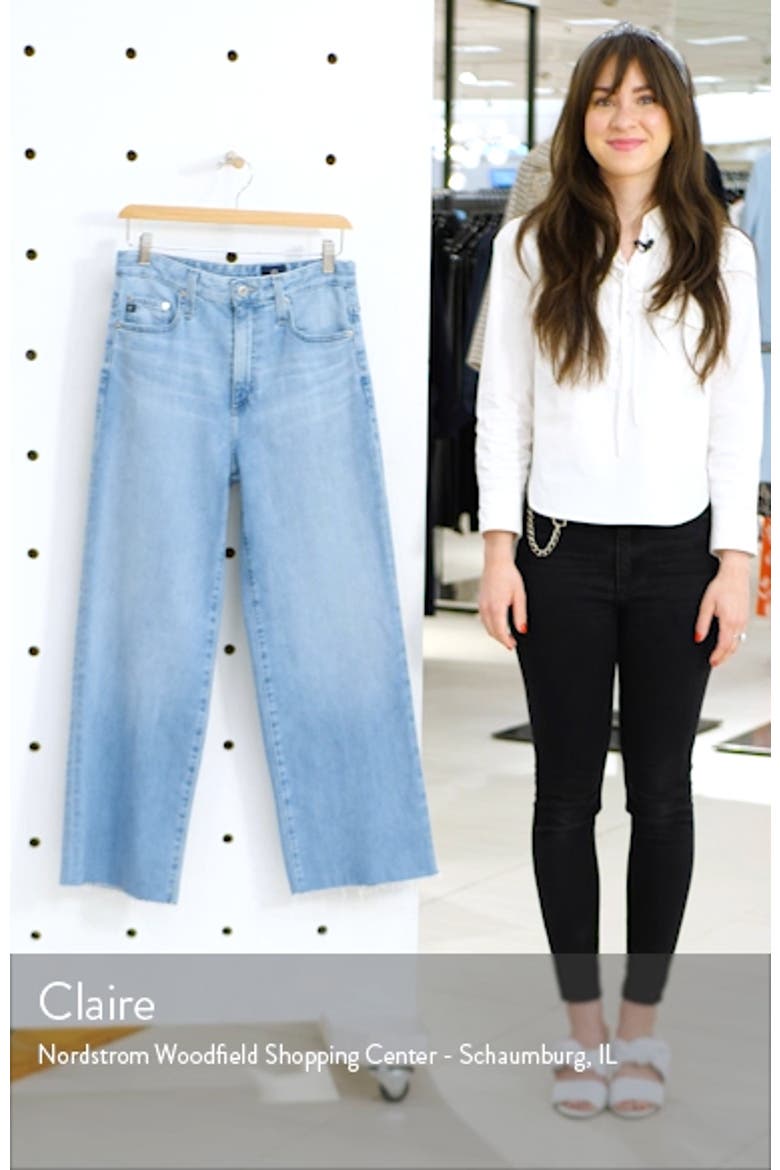Etta High Waist Crop Wide Leg Jeans video