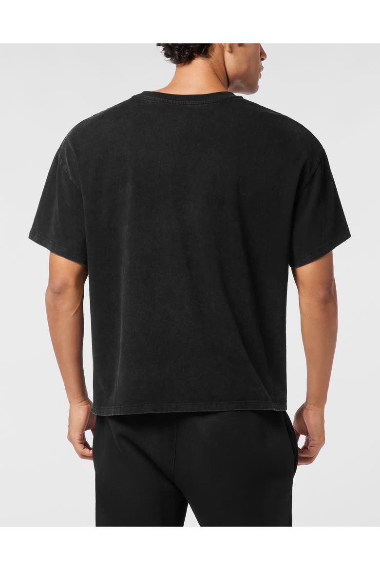T-Shirt Round Neck Ss Tiger Men, Alternate, color, black
