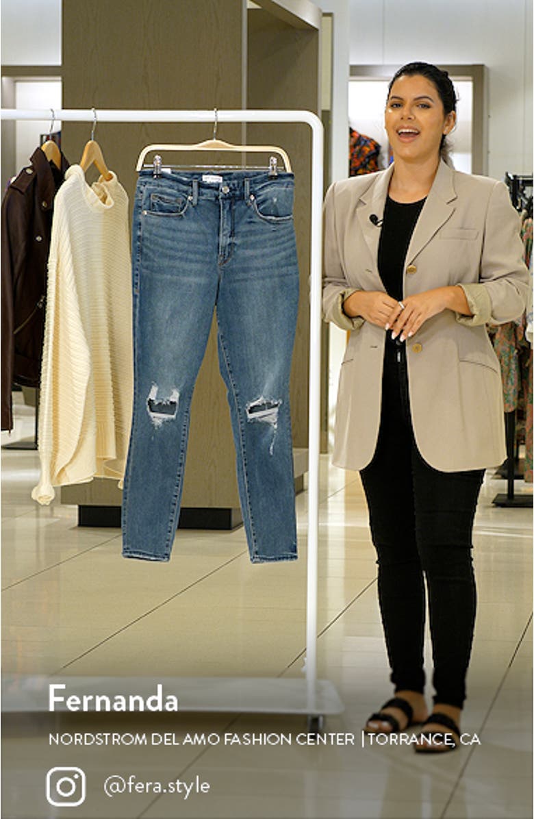 Good Legs High Waist Crop Skinny Jeans, sales video thumbnail