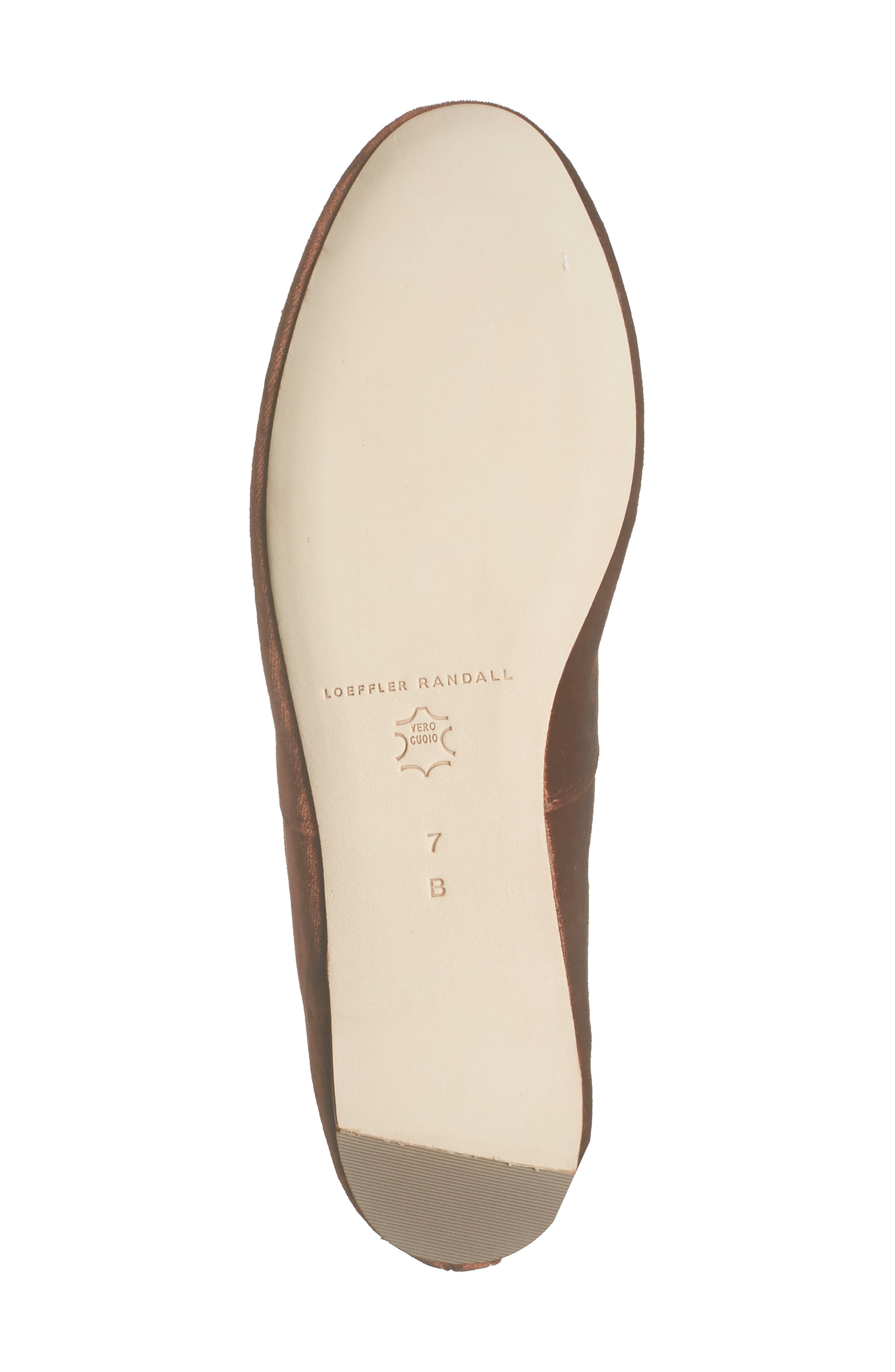 Loeffler Randall Leonie Velvet Ballet Flat, Alternate, color, 