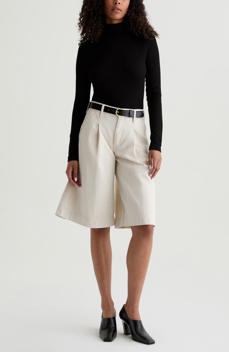 AG Chels Ribbed Turtleneck Sweater, Alternate, color, Super Black