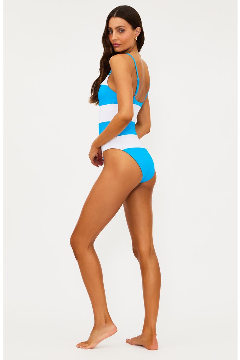 Calista One-Piece Swimsuit, Alternate, color, RIVIERA