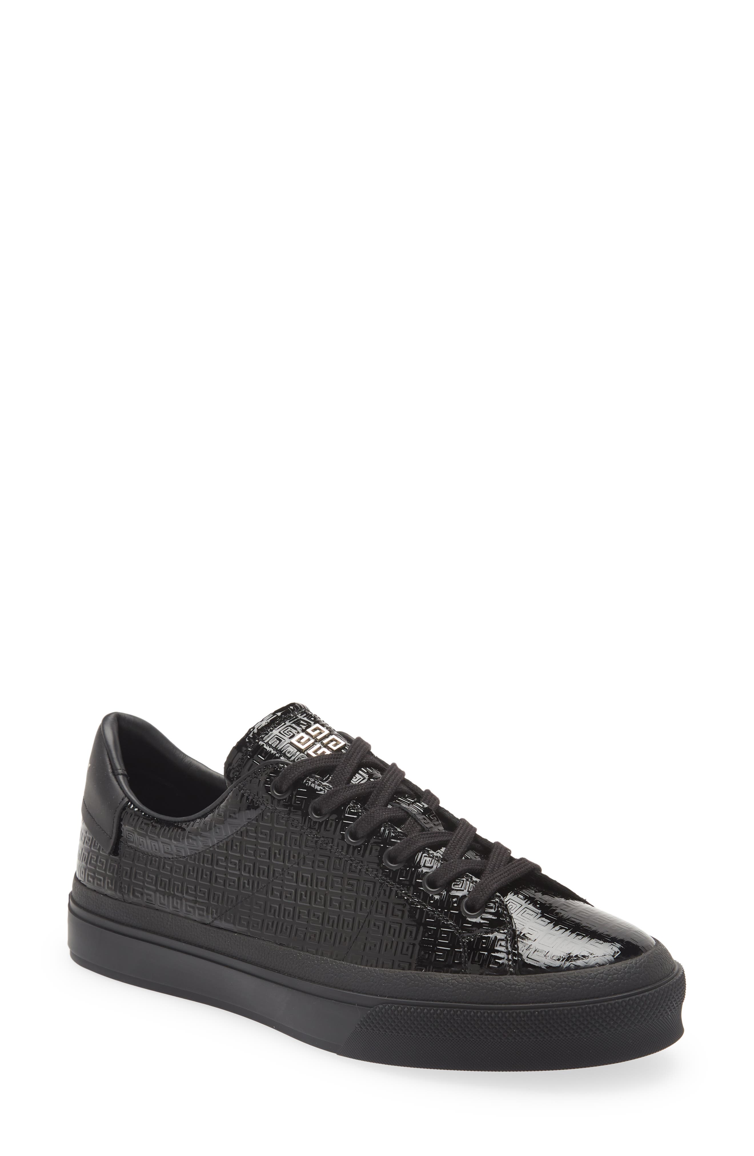 Givenchy City Sport 4G Debosssed Leather Sneaker, Main, color, 