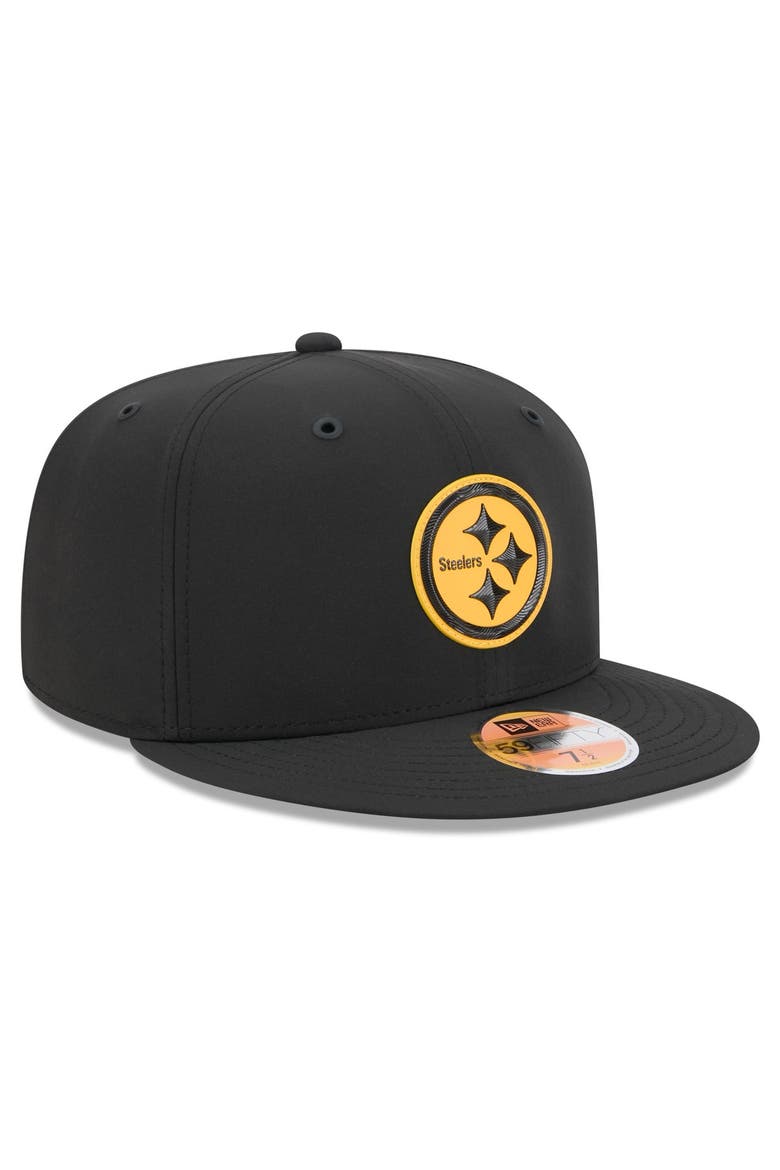 Men's New Era Black Pittsburgh Steelers 2026 Sideline 59FIFTY Fitted Hat, Alternate, color, Black