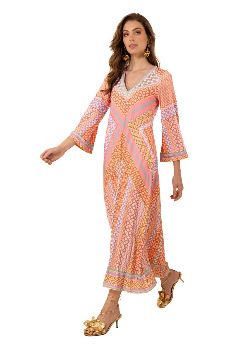 Halebob Henley Jersey Maxi Dress, Alternate, color, 