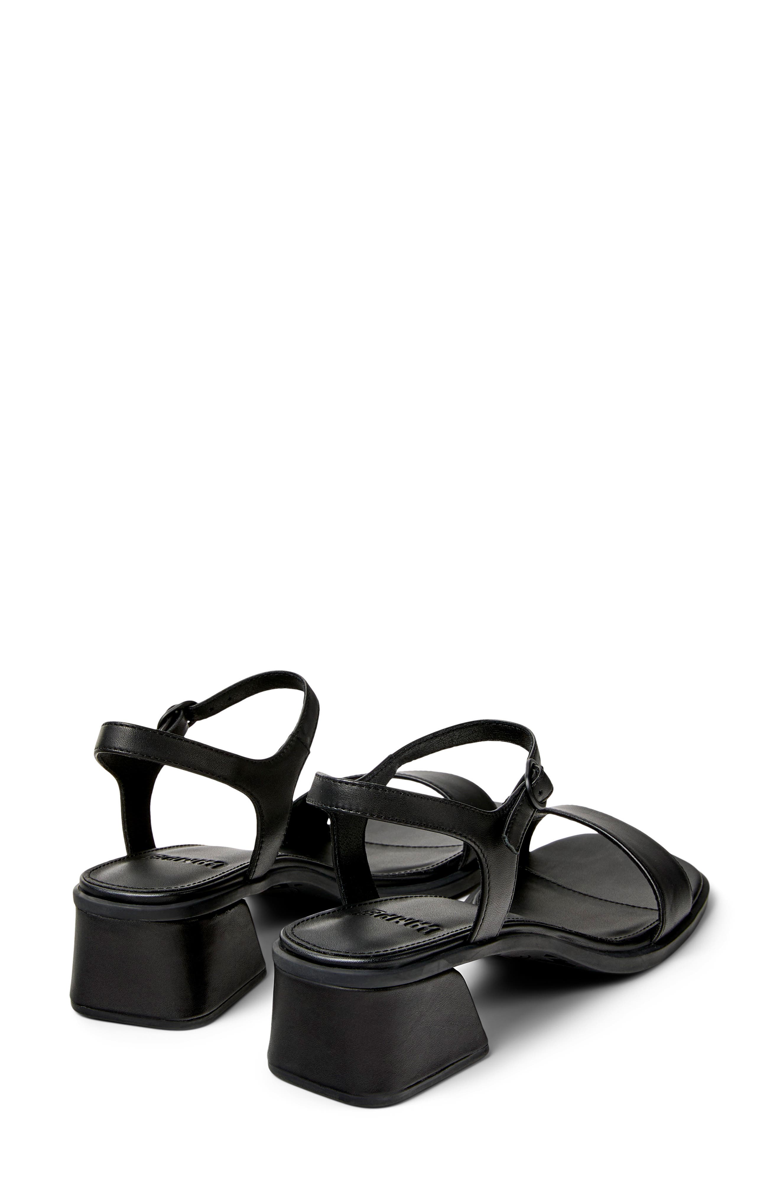 Camper Kora Sandal, Alternate, color, Black