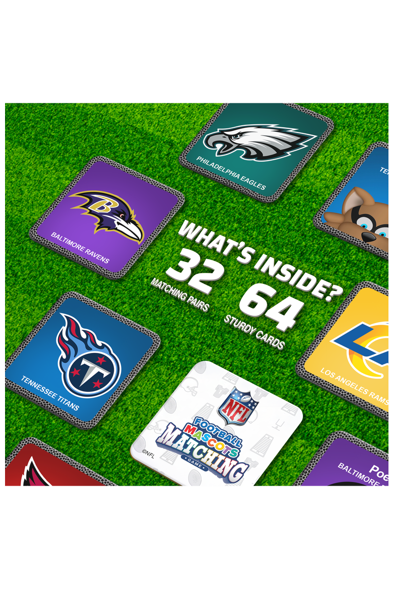 NFL Mascots Matching Game, Alternate, color, Multicolor