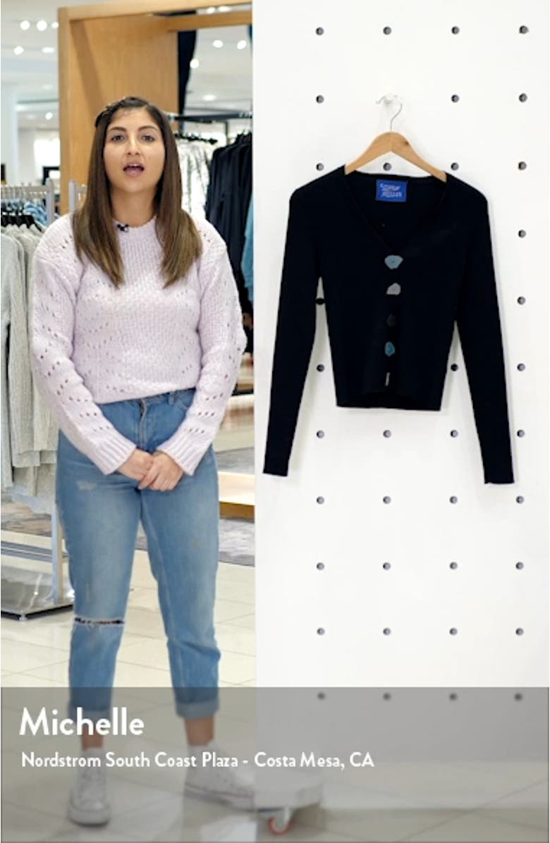 Nepa Mismatched Button Rib Cardigan, sales video thumbnail
