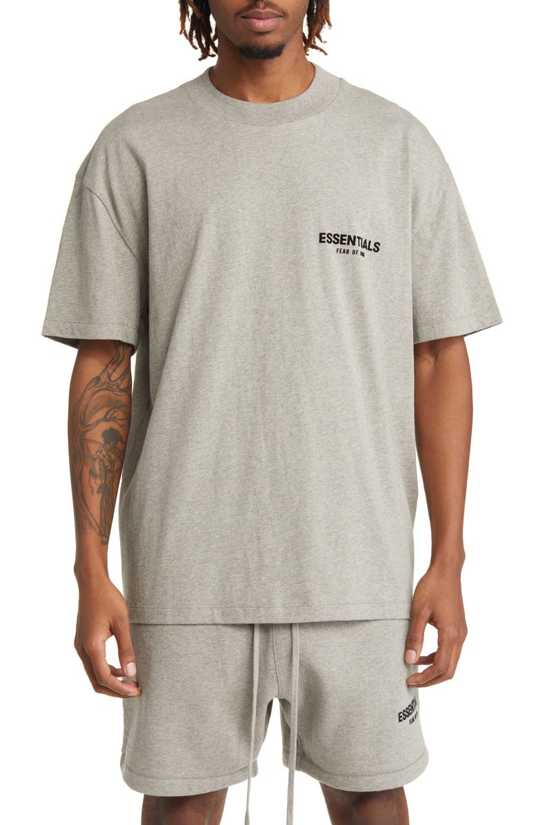 Fear of God Essentials Logo Cotton Graphic Tee, Main, color, 