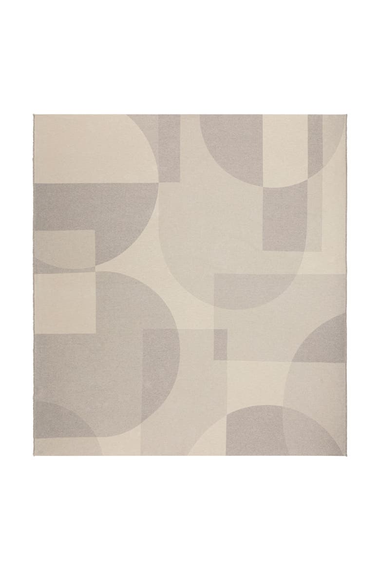 Luca Graphic Shapes Bedspread, Main, color, Grey