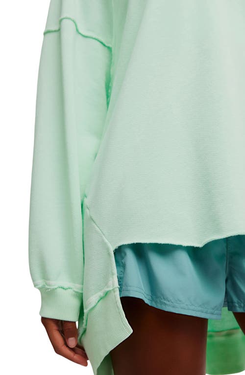 Free People Fp Movement One To Beat Oversize Pullover In Green