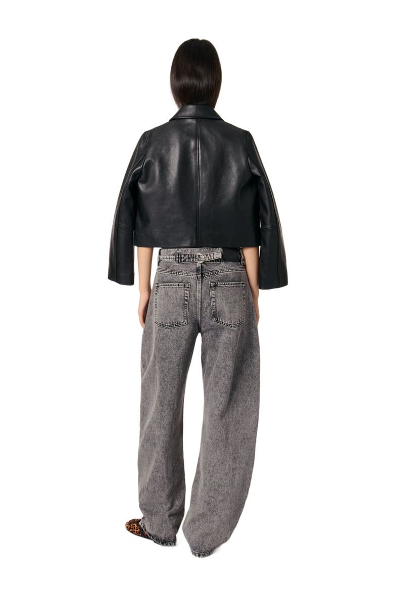 Oversized balloon jean, Alternate, color, Grey