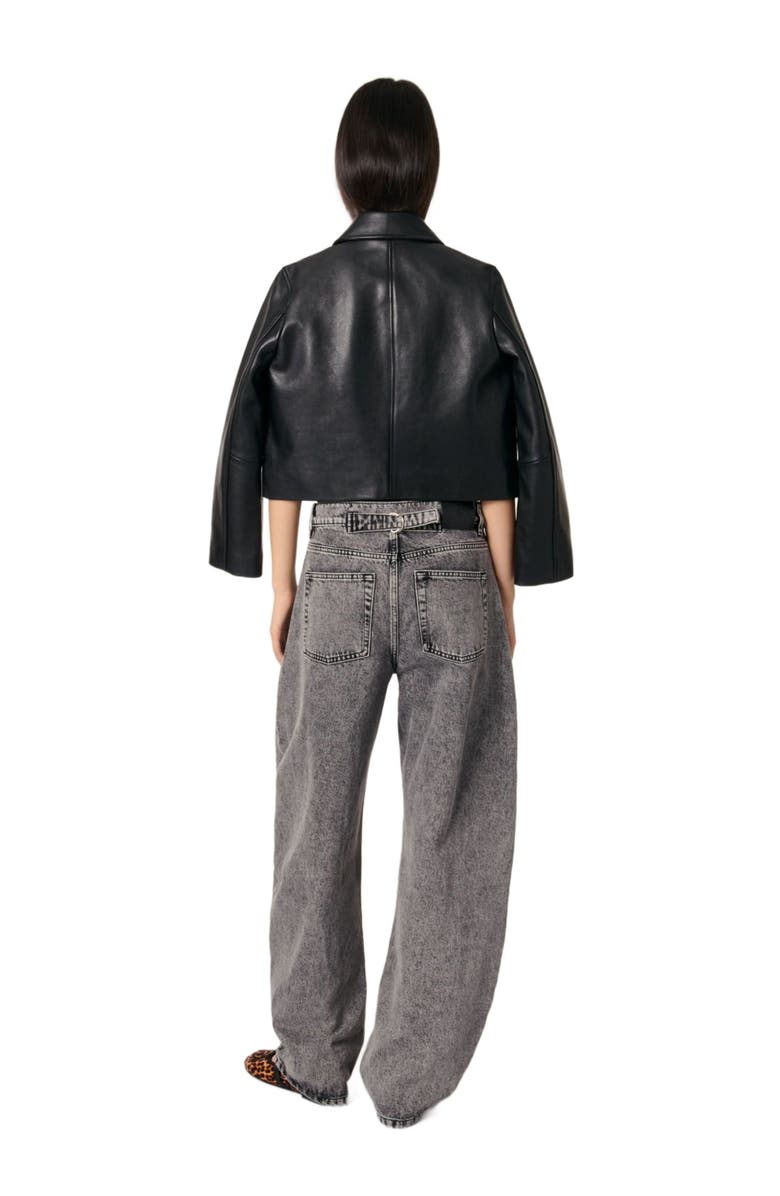 maje Oversized balloon jean, Alternate, color, 