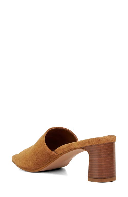 Dune London Jule Slide Sandal In Tan
