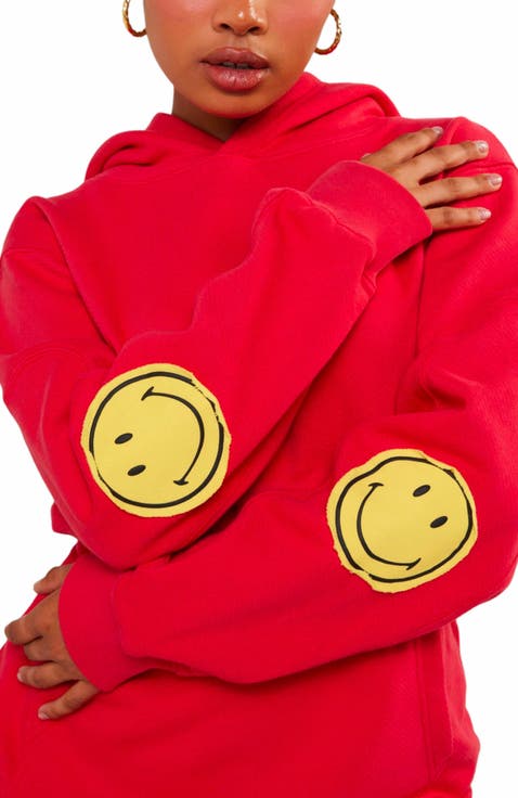 SMILEY OVERSIZED HOODIE