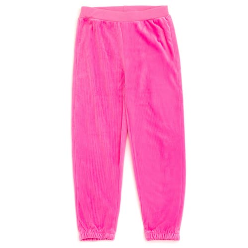 Barbie Velour Sweatshirt & Pants Set In Pink