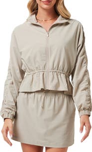 TravisMathew Timeless Breezeblend Peplum Jacket