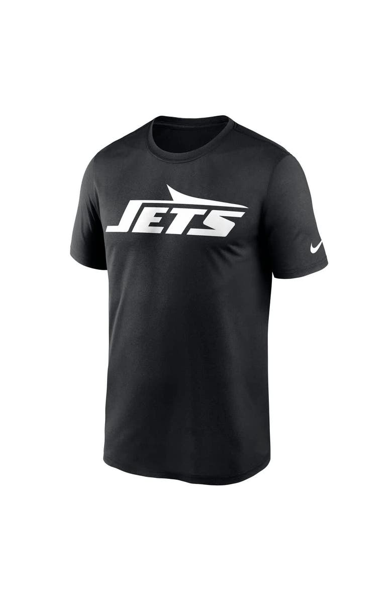 Nike Men's Nike Black New York Jets Legend Logo Performance T-Shirt, Alternate, color, Black