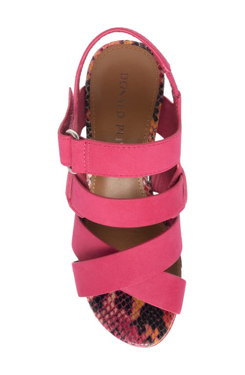 DONALD PLINER DONALD PLINER SLINGBACK PLATFORM WEDGE SANDAL 