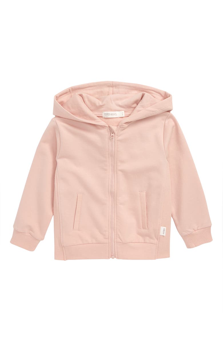 MILES THE LABEL miles baby Organic Cotton Hoodie, Main, color,