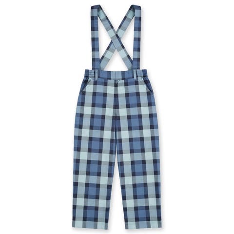Plaid Pant with Removable Suspenders