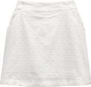 Hope & Henry Women's Organic Eyelet Skort