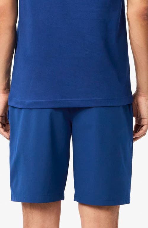 Lacoste Tech Shorts In Blue