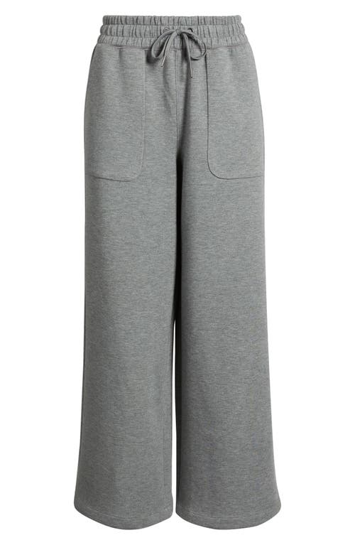 Caslonr Caslon(r) Patch Pocket Pull-on Straight Leg Pants In Gray