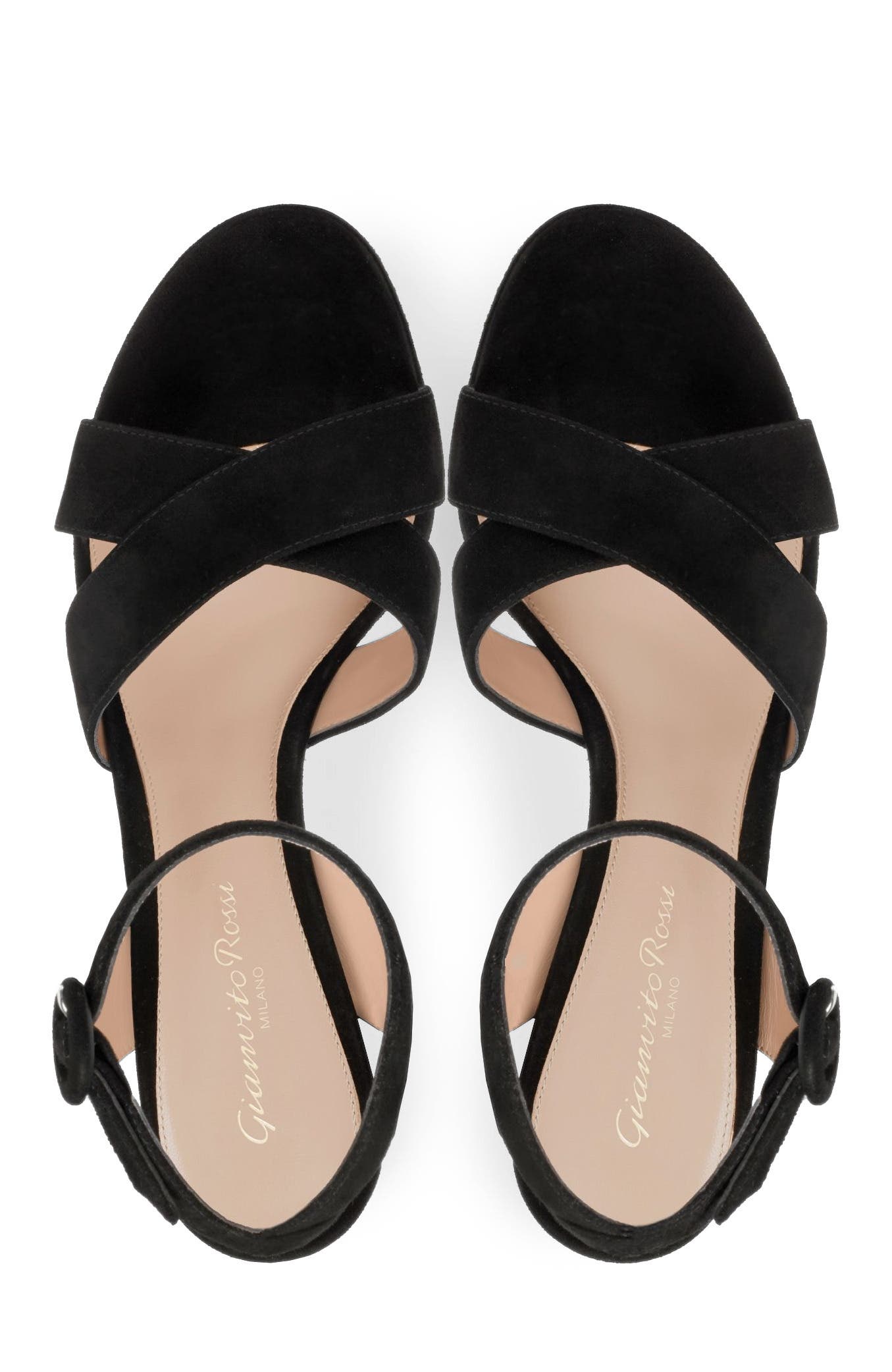 Gianvito Rossi Sabrina Sandals, Alternate, color, Black