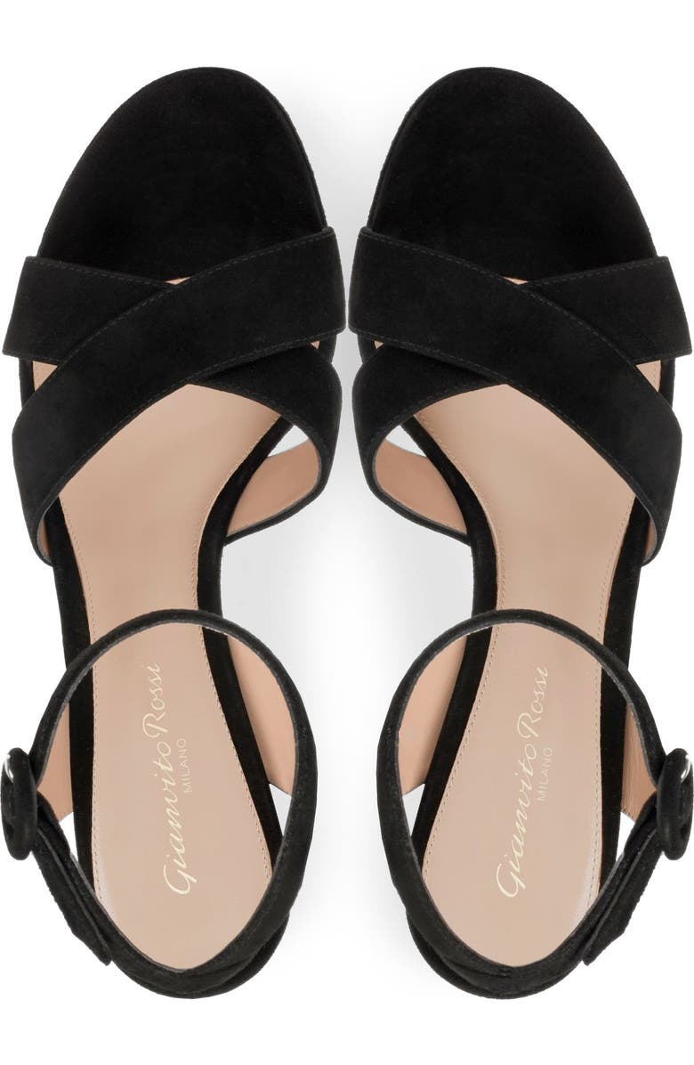 Gianvito Rossi Sabrina Sandals, Alternate, color, Black