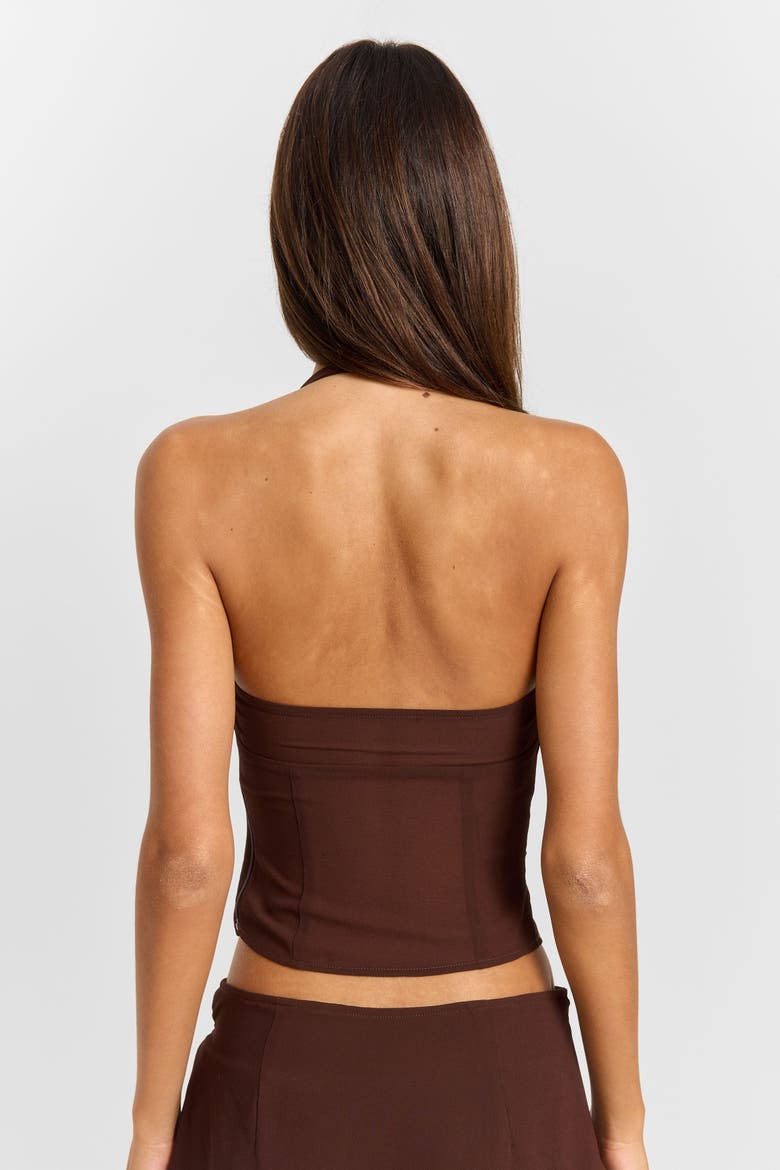Victoria Top, Alternate, color, Chocolate