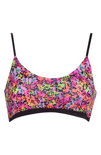 Maaji Ceci Reversible Bralette Bikini Top In Multi