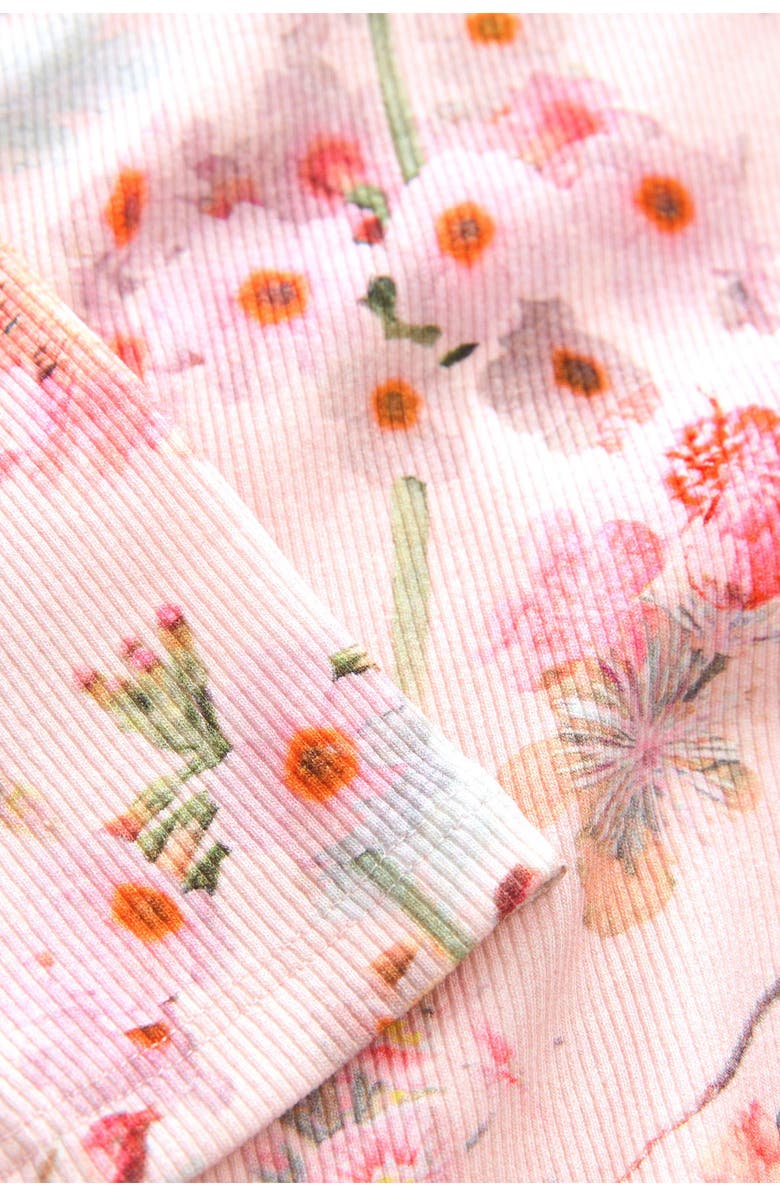 NEXT Kids' Floral Long Sleeve Cotton Rib Top, Alternate, color,